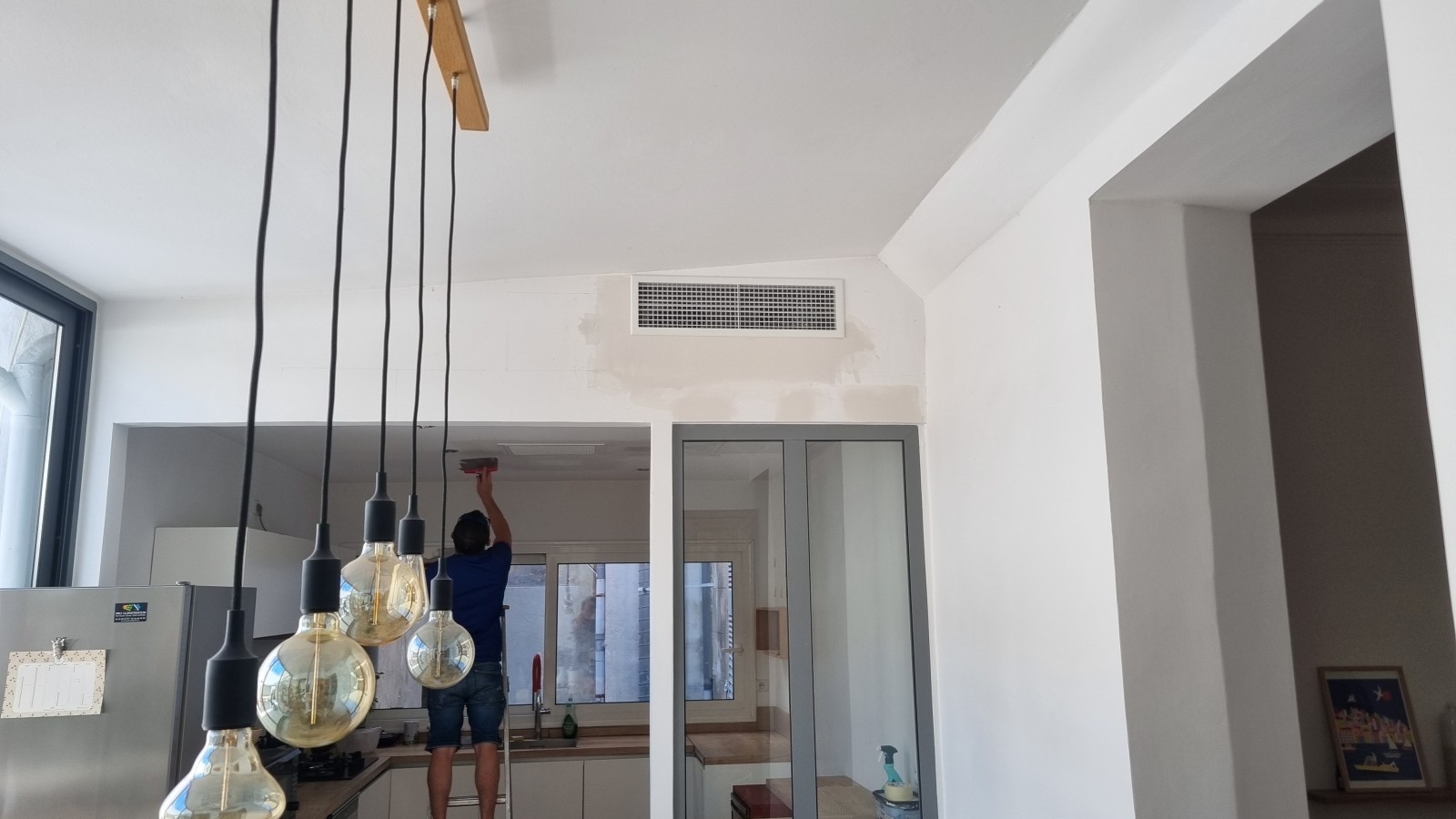 Installation de deux climatisations gainables dans un appartement de 160 m2 près de préfecture à Marseille